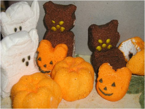 Halloween Peeps Pops and Treats