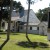 The kitchen complex and covered walkway. Note the covered cupola with benches The kitchen complex and covered walkway. Note the covered cupola with benches