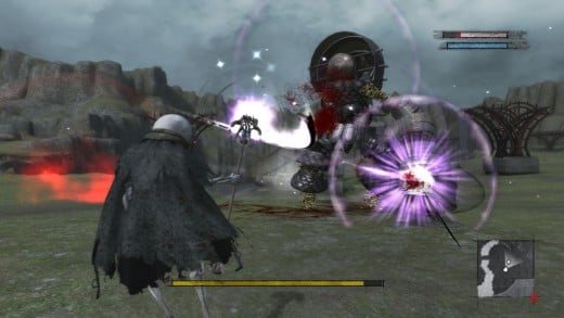 You pick up two unique companions in NIER, and they help you in combat, though you don't directly control them.