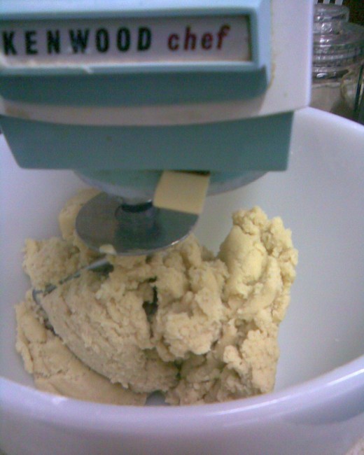 add the egg to bind the pastry mixture