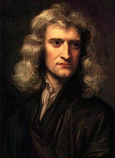 Portrait of Isaac Newton (age 46), 1689, by Godfrey Kneller