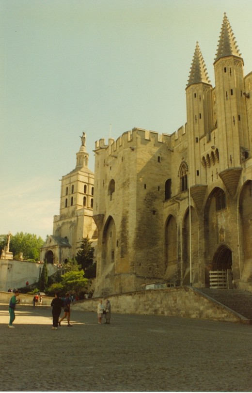 Papal Palace, Avignon, France.