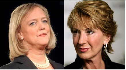 Meg Whitman and Carly Fiorina