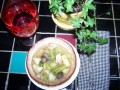 Easy Leftover Baked Potato Chicken Soup, Hot and Healthy Recipe.