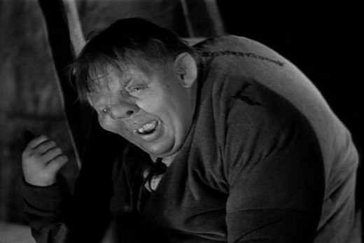 Laughton's Quasimodo, Inspiring Pity, not Fear