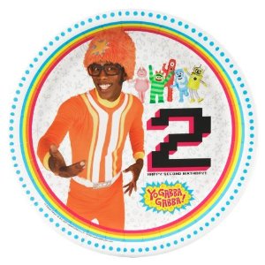 Got a child reaching the age of 2? Buy these great Yo Gabba Gabba! party plates.