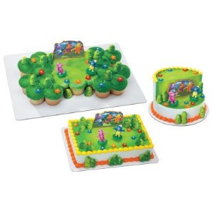 Create a beautiful cake with a topper.
