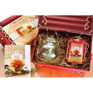 Buy a flowering tea gift set - one of the big sellers on Amazon.com