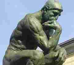 Rodin's Thinking Man...is it too late?