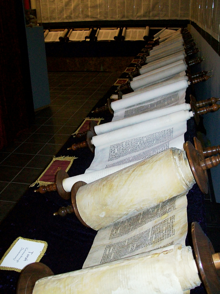 The TaNaKh separated into individual Scrolls