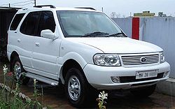 Tata Safari Dicor White SUV