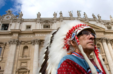 Pope Benedict XVI made a formal apology for the treatment of the First Nations children in the residential school system.