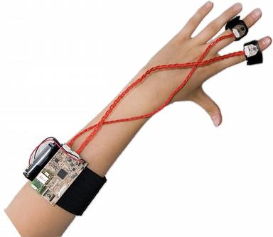 A wearable emotion detector for use in treating Fear of Flying.
