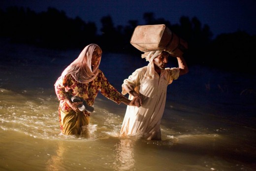 Walking through the Flood