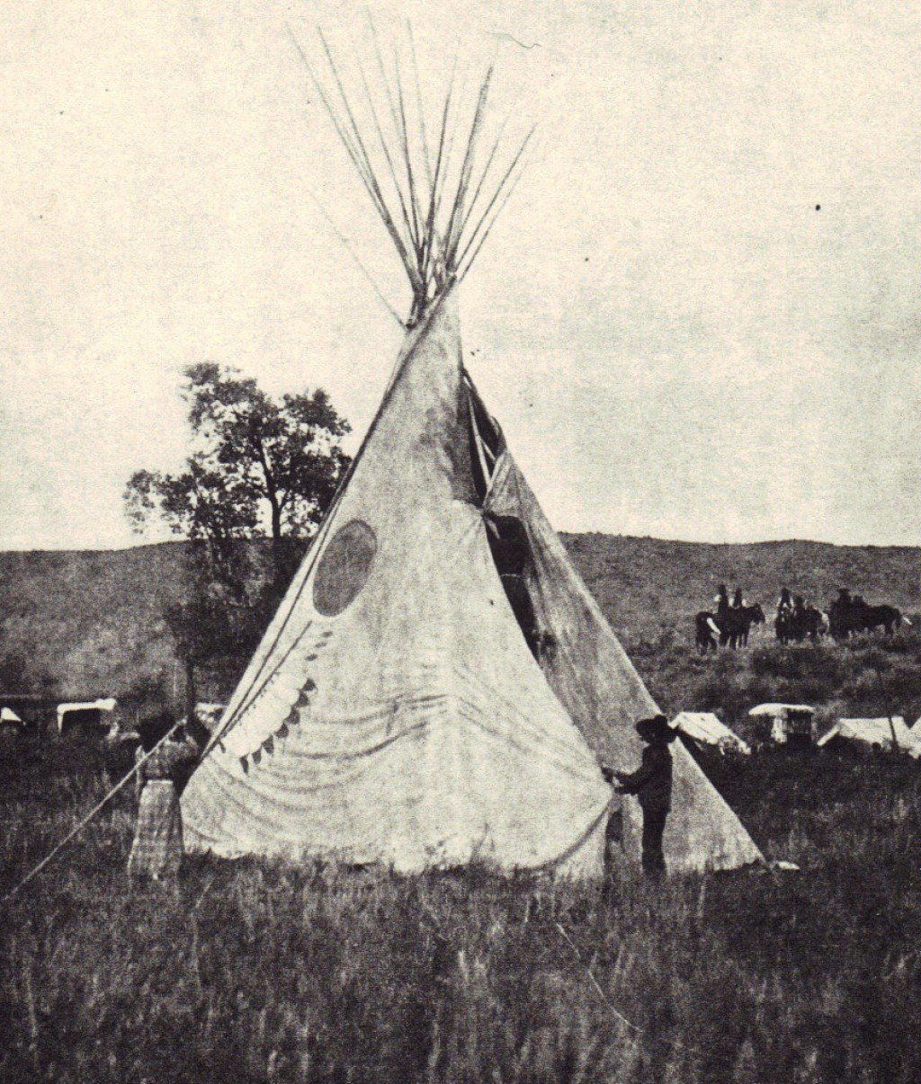 native american plains indian tee pee