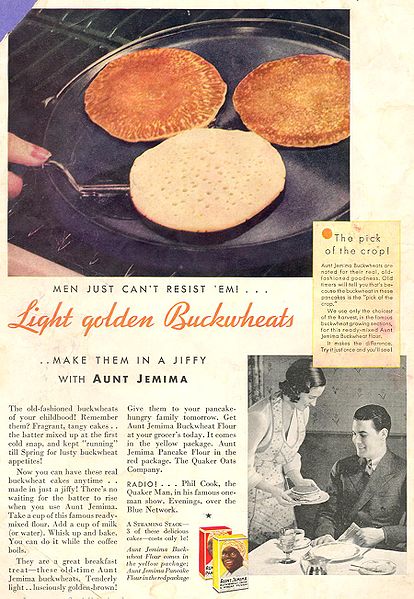 Food magazines have always been an inspiration to home cooks;  see this advertisement from 1932!