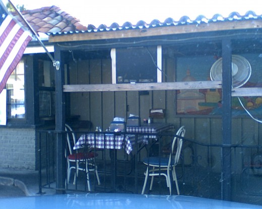 A snapshot of part of the Outdoor Patio! Open all year long1