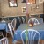 Inside dinning. Weird line through photo...