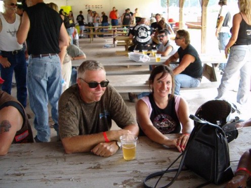 The Beer Tent.