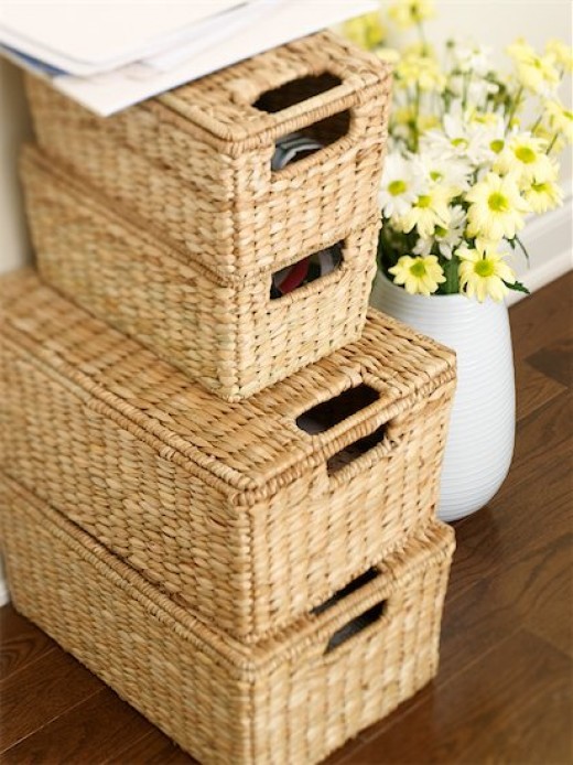 Decorating With Country Baskets