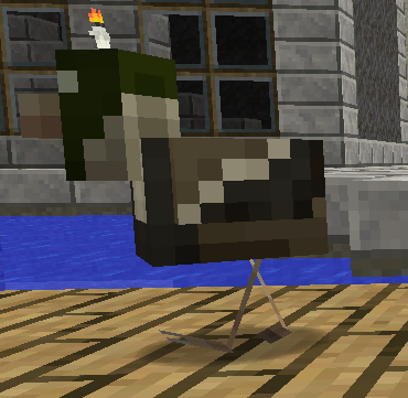 Painterly duck still clucks like a chicken. 
