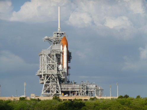 Space Shuttle Discovery on Pad 39A -  2 Nov 2010