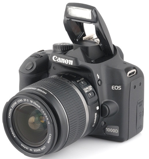 buy Canon EOS 1000D Digital SLR online. For more options on online dslr camera buying, look below
