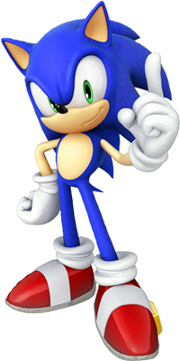 Sonic the Hedgehog Picture - One of the most famous video game characters of all time.  His games have sold over 70 million copies and he is Sega's Mario!