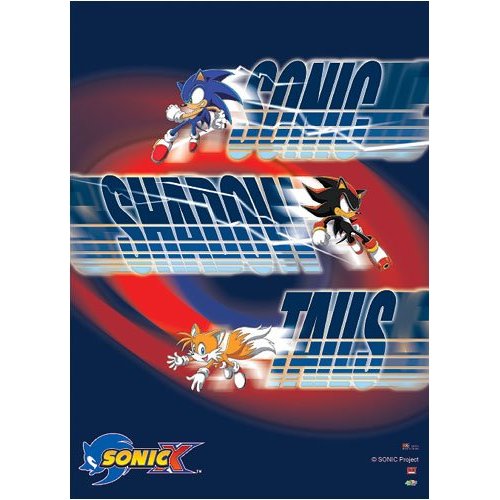 Sonic X Poster with Shadow and Tails