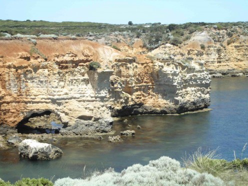 Tortured rocks at the Bay of Martyrs