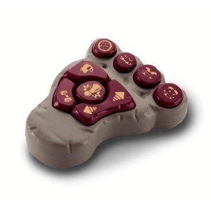 Foot-shaped remote control, easy-to-understand buttons for kids