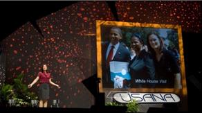 Jennifer Azzi at USANA Convention