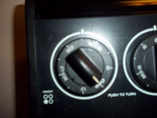 Medium high for frying, but no smoke from the oil. If it starts smoking, safely remove from the heat, and turn the burner on a lower temp. 6 for frying