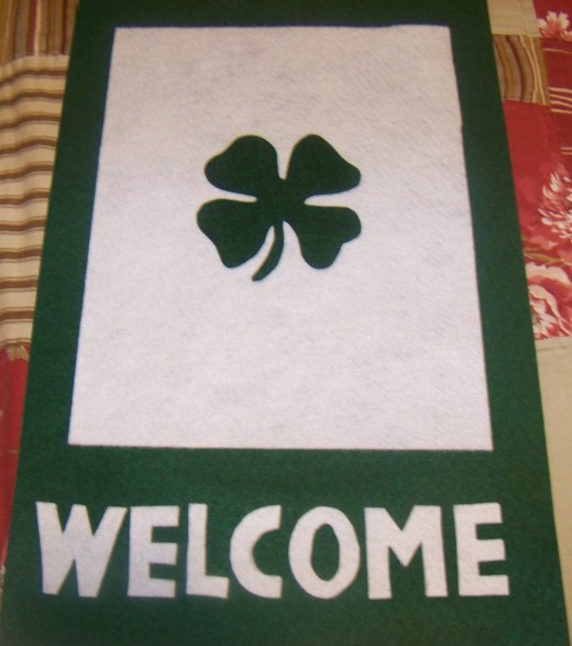 St. Patricks Day Door Sign