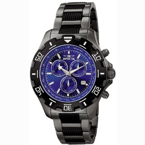 Invicta Men's 6411 Python Collection Chronograph Gun Metal Stainless Steel Watch