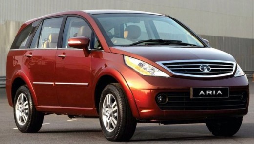 Tata Aria pics 2010 red color