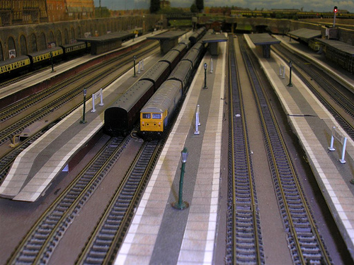 N scale train