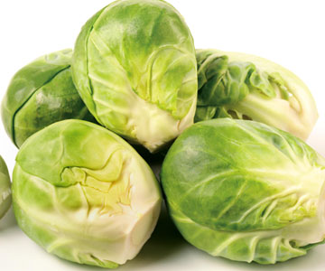 Close up of Brussels Sprouts