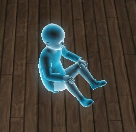 A ghost toddler Sim