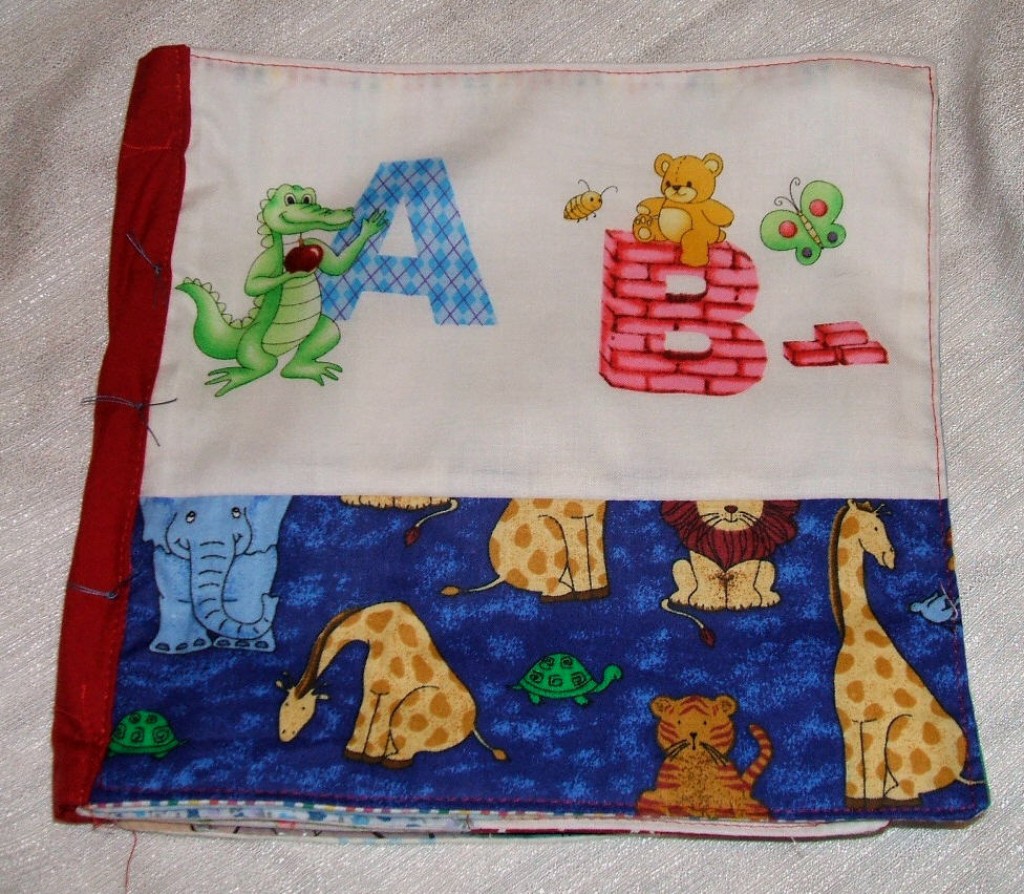 alphabet toddlers games Cloth  book Own Make  Book handmade Your for children