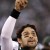 quarterback Mark Sanchez (6) reacts to the crowd after throwing the game-winning touchdown-pass 4th quarter against the Houston Texans at New Meadowlands Stadium, Sunday, Nov. 21, 2010(AP Photo NFL.com)