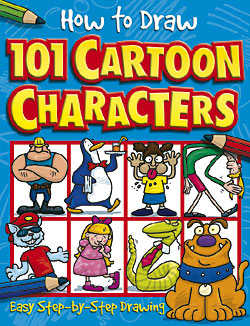 How to draw cartoons books that are available online.