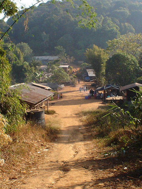"Downtown" area of the village.