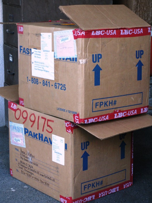 Relief shipped