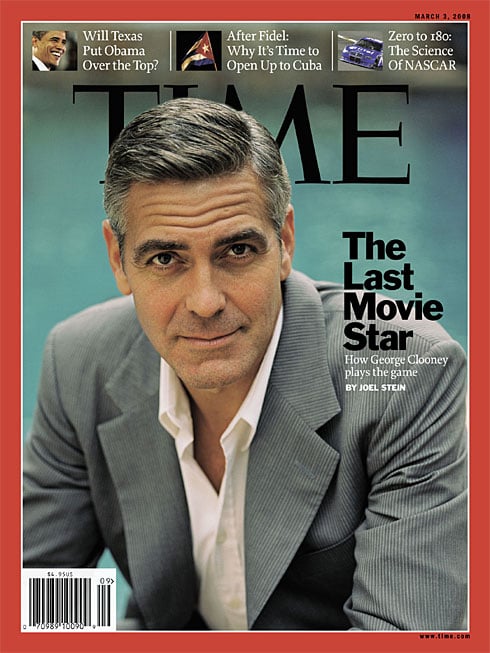 George Clooney on Time Magazine cover