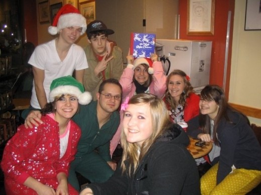 The Night Before The Night Before Christmas 2008 - At Starbucks