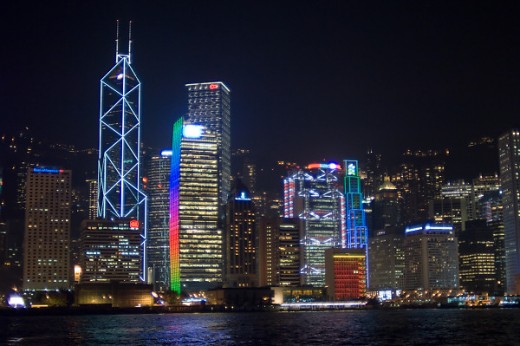 night at Hong Kong (from johnharveyphoto.com)