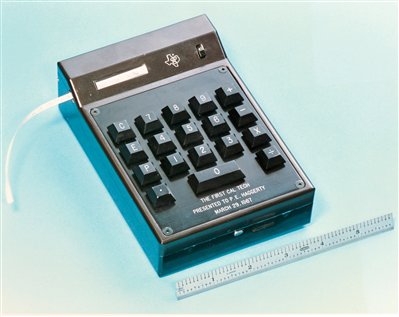 Texas Instruments' hand held calculator.