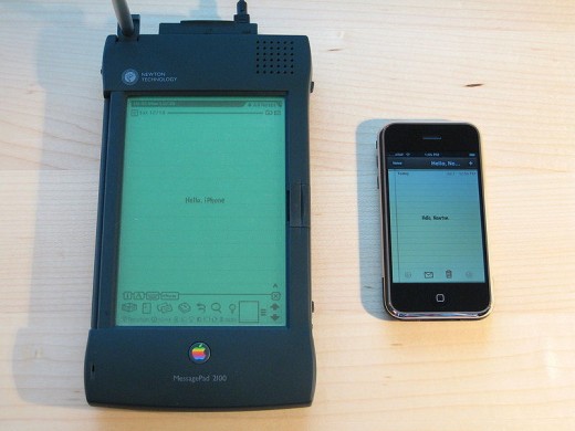 The Apple Newton, grandfather to the IPhone / IPod Touch. 