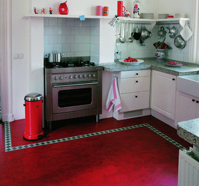 Marmoleum Floor In A Kitchen Image Via Linoleumstore Marmoleum Floor In A Kitchen Image Via Linoleumstore
